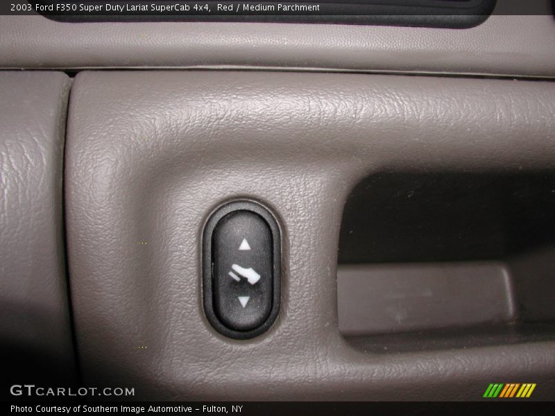 Red / Medium Parchment 2003 Ford F350 Super Duty Lariat SuperCab 4x4