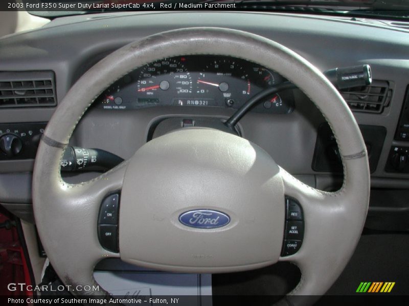  2003 F350 Super Duty Lariat SuperCab 4x4 Steering Wheel