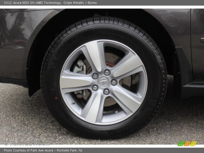 Grigio Metallic / Ebony 2012 Acura MDX SH-AWD Technology