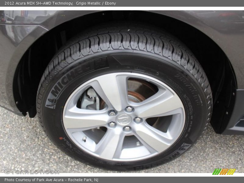 Grigio Metallic / Ebony 2012 Acura MDX SH-AWD Technology