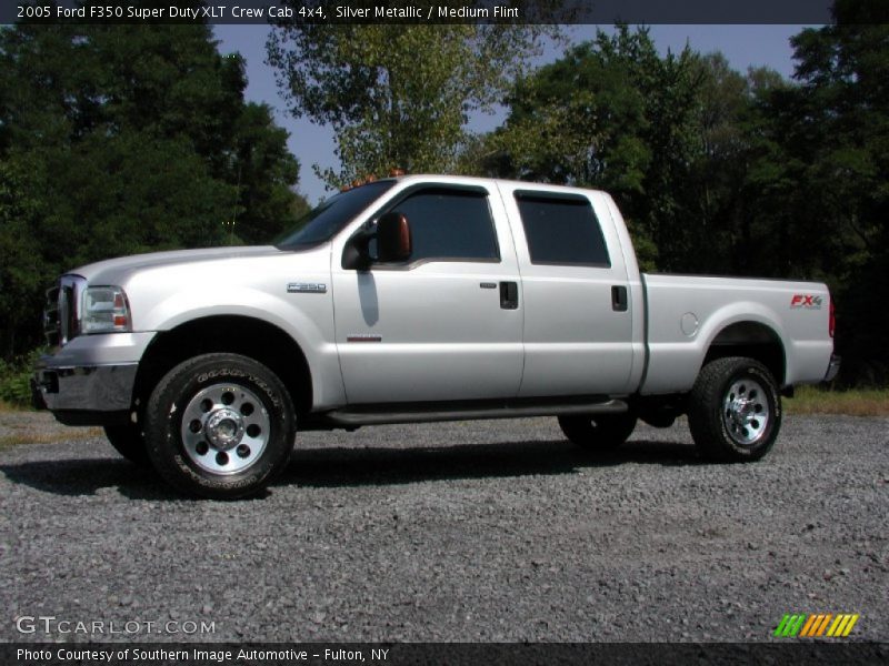 Silver Metallic / Medium Flint 2005 Ford F350 Super Duty XLT Crew Cab 4x4