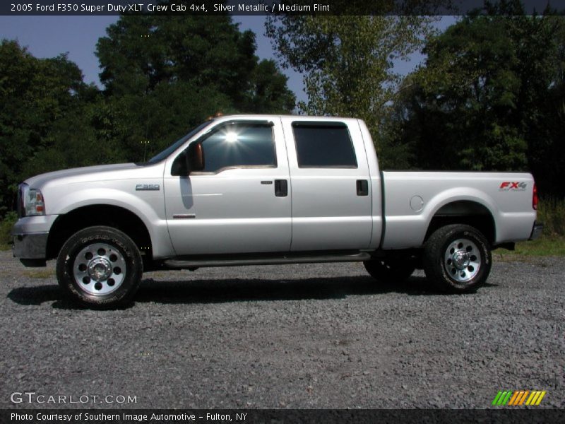 Silver Metallic / Medium Flint 2005 Ford F350 Super Duty XLT Crew Cab 4x4