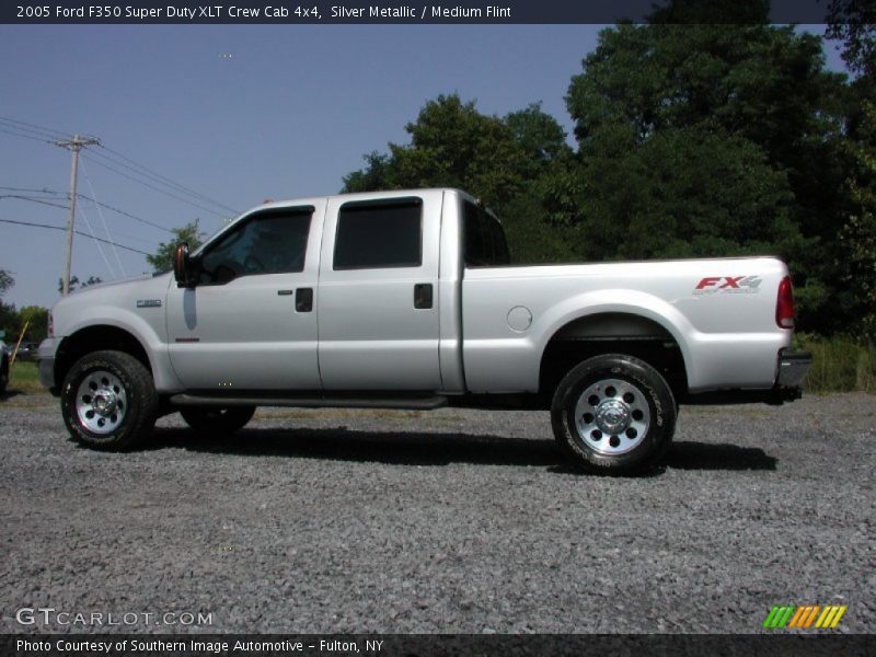 Silver Metallic / Medium Flint 2005 Ford F350 Super Duty XLT Crew Cab 4x4