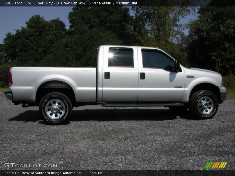 Silver Metallic / Medium Flint 2005 Ford F350 Super Duty XLT Crew Cab 4x4