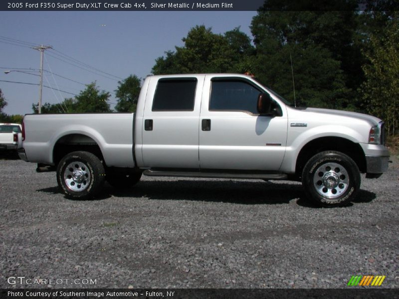 Silver Metallic / Medium Flint 2005 Ford F350 Super Duty XLT Crew Cab 4x4