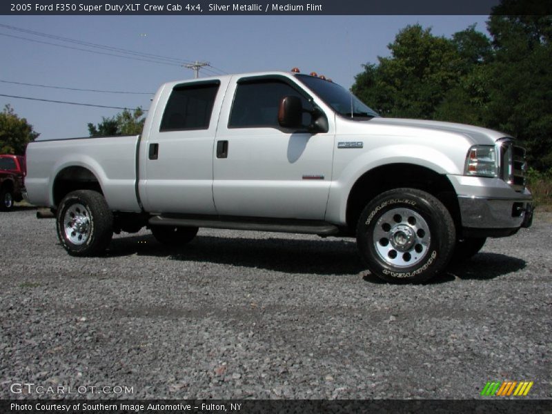 Silver Metallic / Medium Flint 2005 Ford F350 Super Duty XLT Crew Cab 4x4