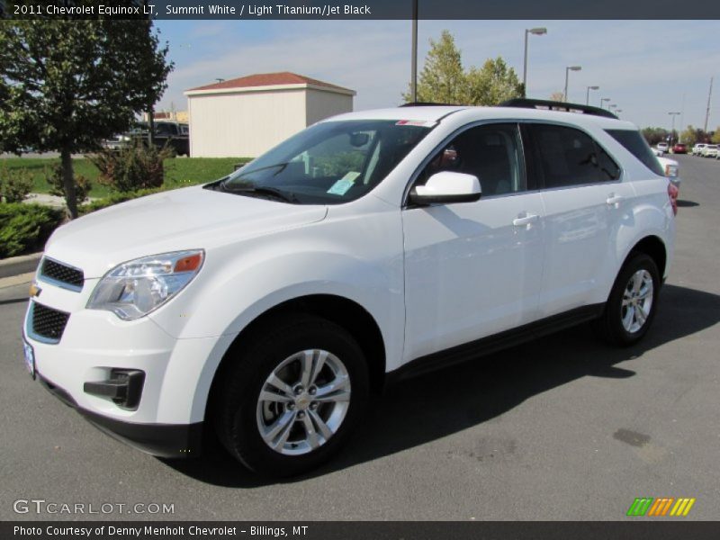 Summit White / Light Titanium/Jet Black 2011 Chevrolet Equinox LT