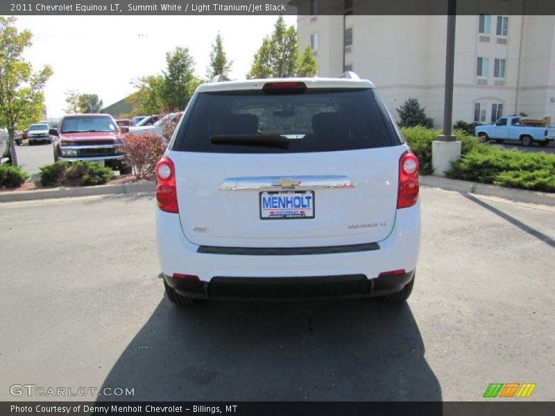 Summit White / Light Titanium/Jet Black 2011 Chevrolet Equinox LT