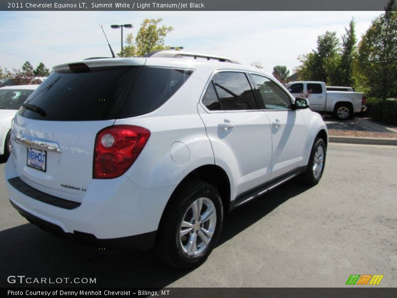 Summit White / Light Titanium/Jet Black 2011 Chevrolet Equinox LT