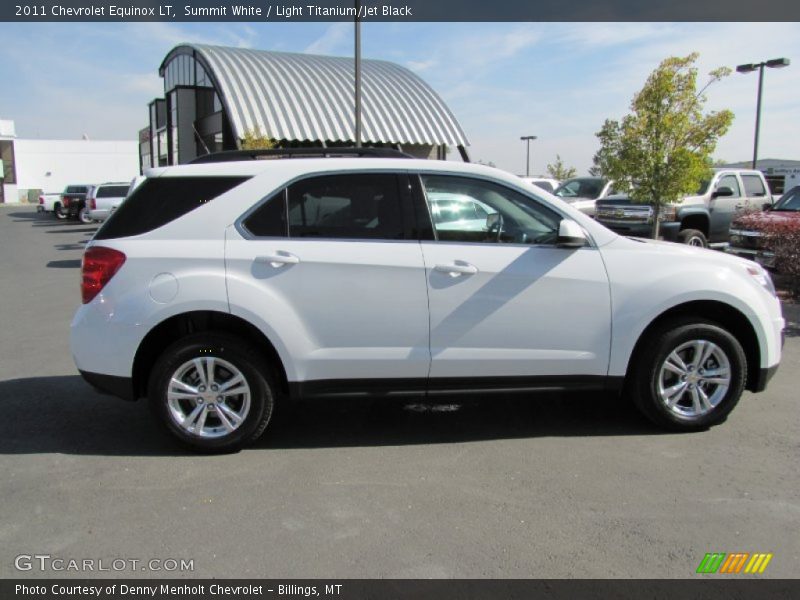 Summit White / Light Titanium/Jet Black 2011 Chevrolet Equinox LT