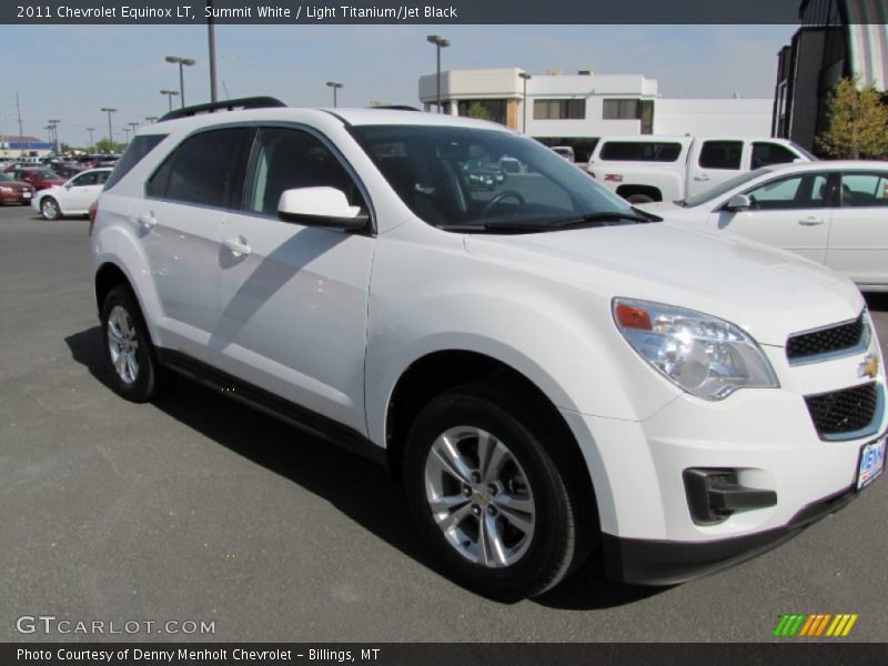Summit White / Light Titanium/Jet Black 2011 Chevrolet Equinox LT