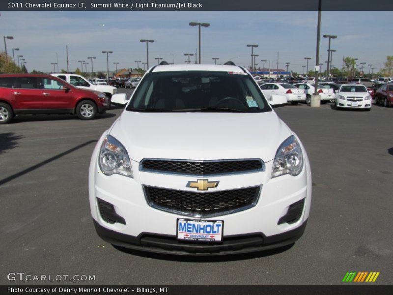 Summit White / Light Titanium/Jet Black 2011 Chevrolet Equinox LT