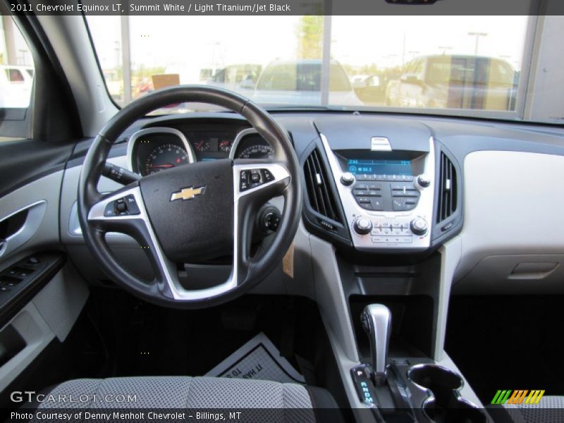 Summit White / Light Titanium/Jet Black 2011 Chevrolet Equinox LT