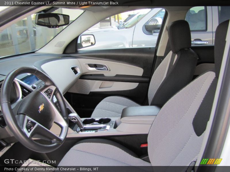 Summit White / Light Titanium/Jet Black 2011 Chevrolet Equinox LT