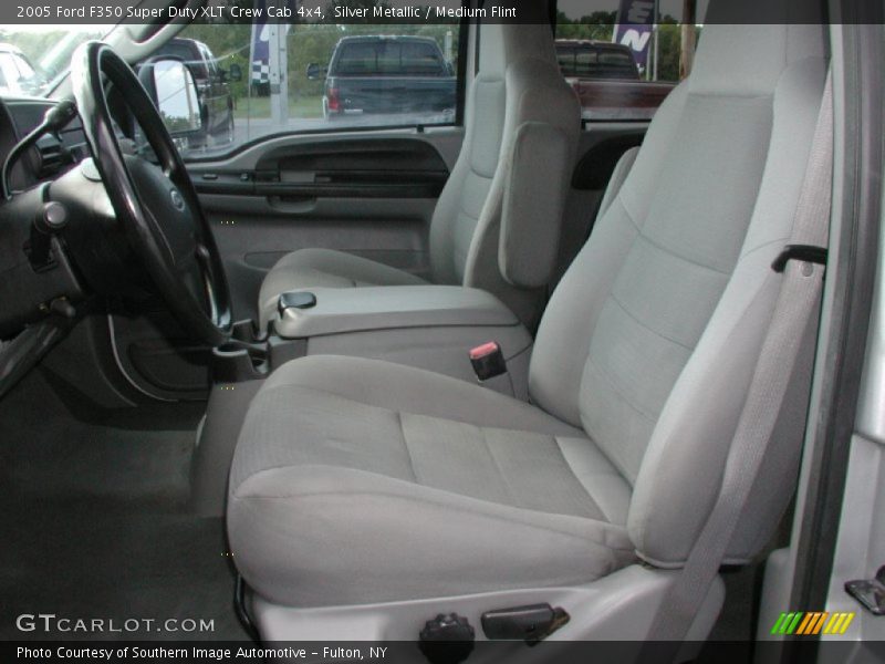Silver Metallic / Medium Flint 2005 Ford F350 Super Duty XLT Crew Cab 4x4