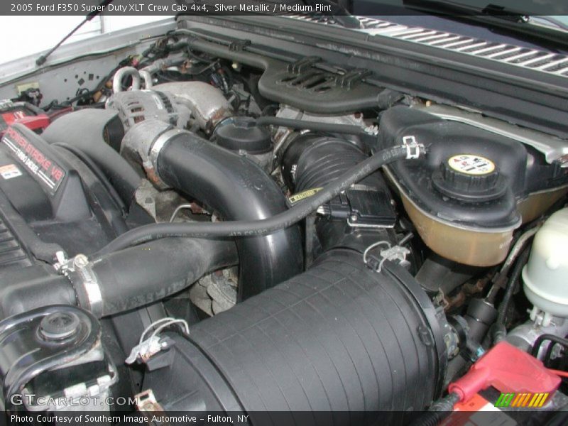 Silver Metallic / Medium Flint 2005 Ford F350 Super Duty XLT Crew Cab 4x4