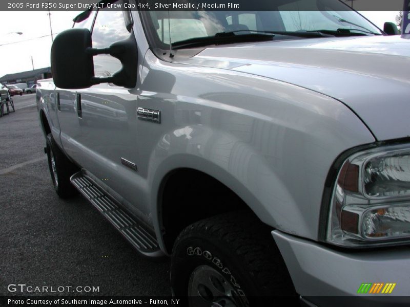 Silver Metallic / Medium Flint 2005 Ford F350 Super Duty XLT Crew Cab 4x4