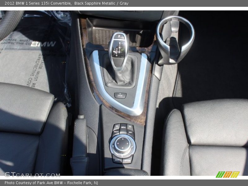 Black Sapphire Metallic / Gray 2012 BMW 1 Series 135i Convertible