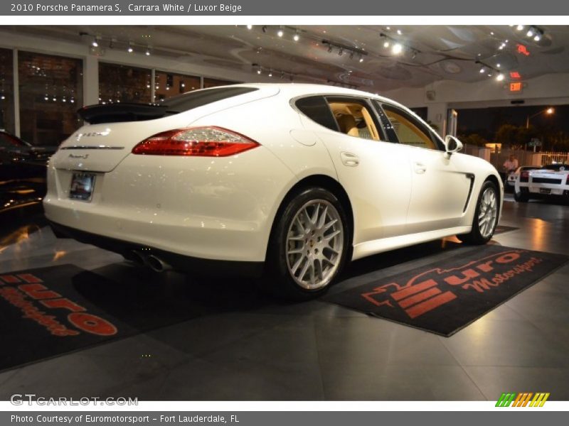 Carrara White / Luxor Beige 2010 Porsche Panamera S