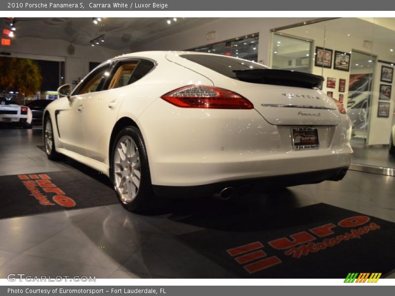 Carrara White / Luxor Beige 2010 Porsche Panamera S