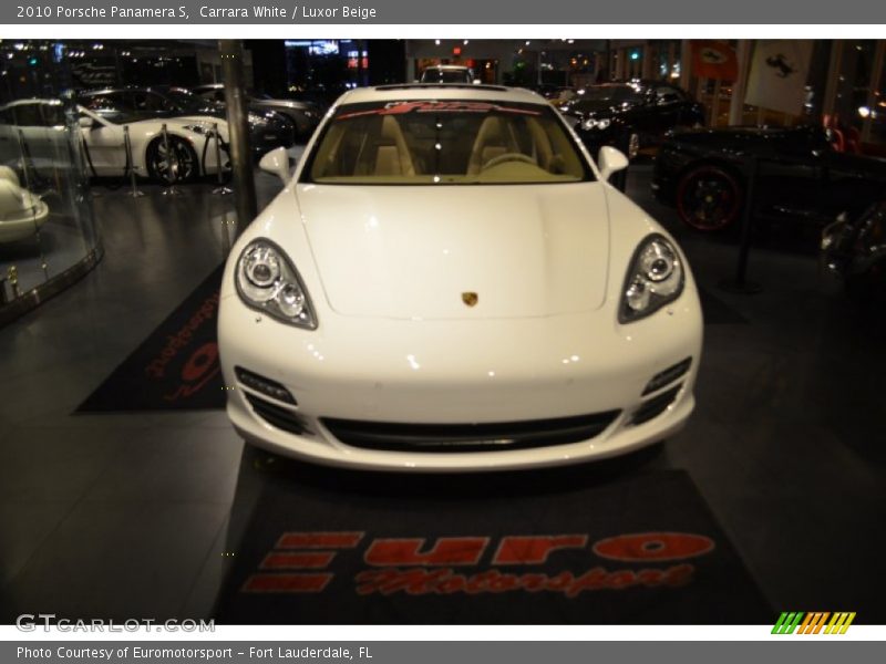 Carrara White / Luxor Beige 2010 Porsche Panamera S
