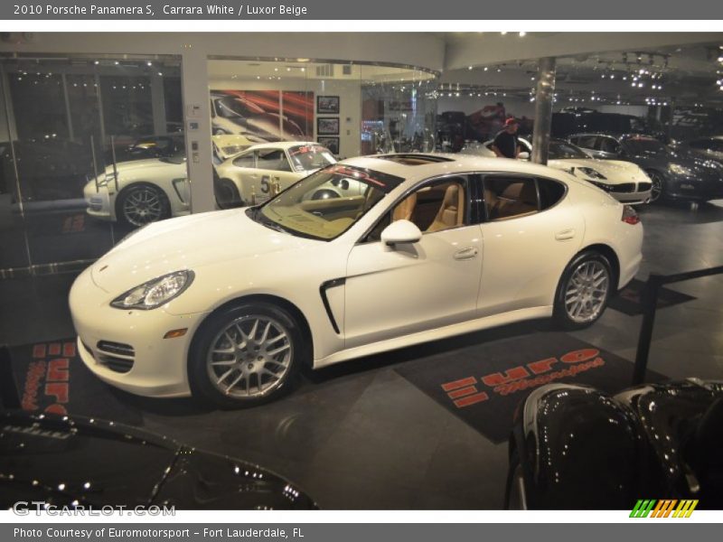 Carrara White / Luxor Beige 2010 Porsche Panamera S