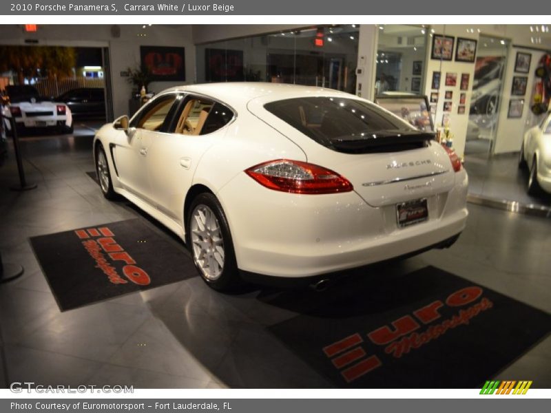 Carrara White / Luxor Beige 2010 Porsche Panamera S