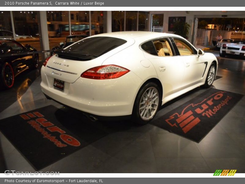 Carrara White / Luxor Beige 2010 Porsche Panamera S