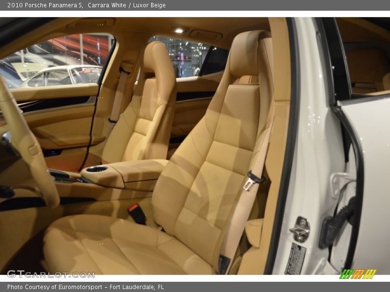 Carrara White / Luxor Beige 2010 Porsche Panamera S