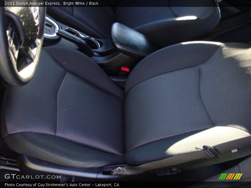 Bright White / Black 2011 Dodge Avenger Express