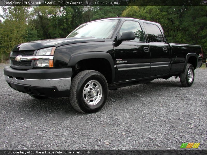 Black / Dark Charcoal 2006 Chevrolet Silverado 2500HD LT Crew Cab 4x4