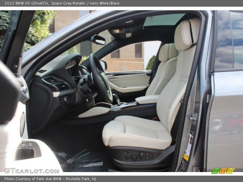  2013 X6 xDrive50i Ivory White/Black Interior