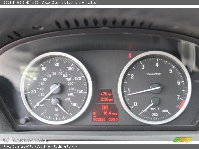 2013 X6 xDrive50i xDrive50i Gauges