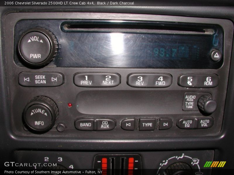 Black / Dark Charcoal 2006 Chevrolet Silverado 2500HD LT Crew Cab 4x4