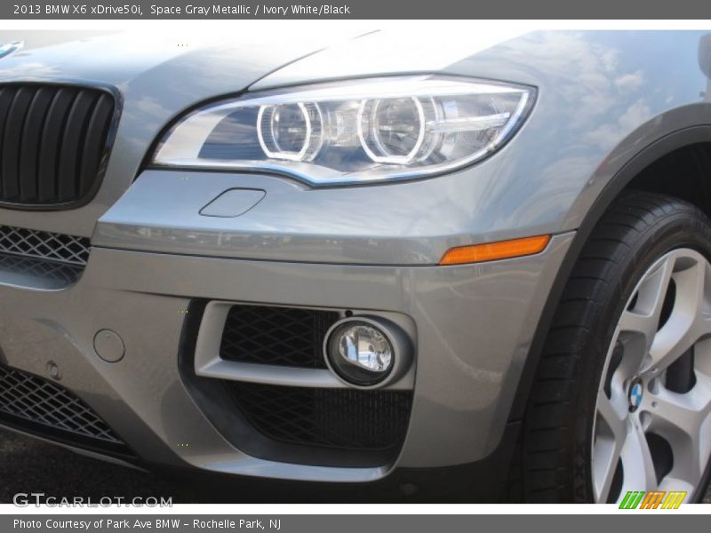 Space Gray Metallic / Ivory White/Black 2013 BMW X6 xDrive50i