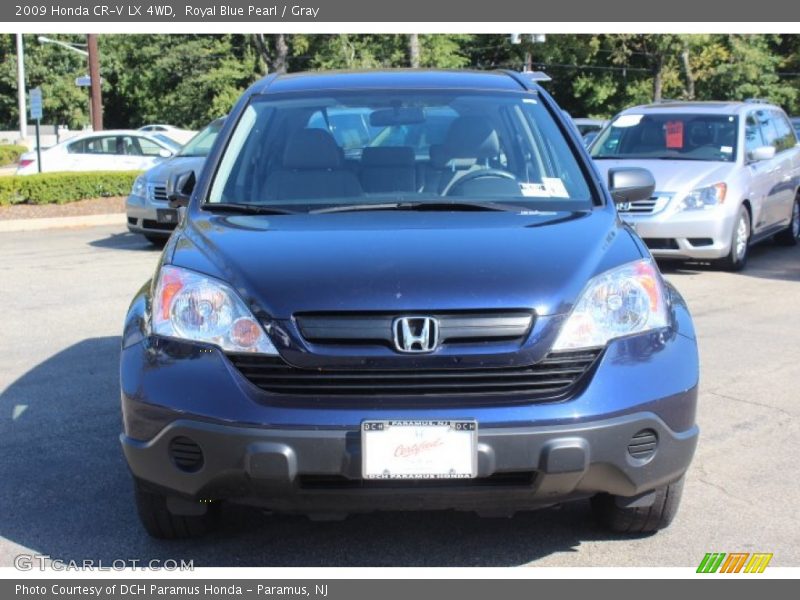 Royal Blue Pearl / Gray 2009 Honda CR-V LX 4WD