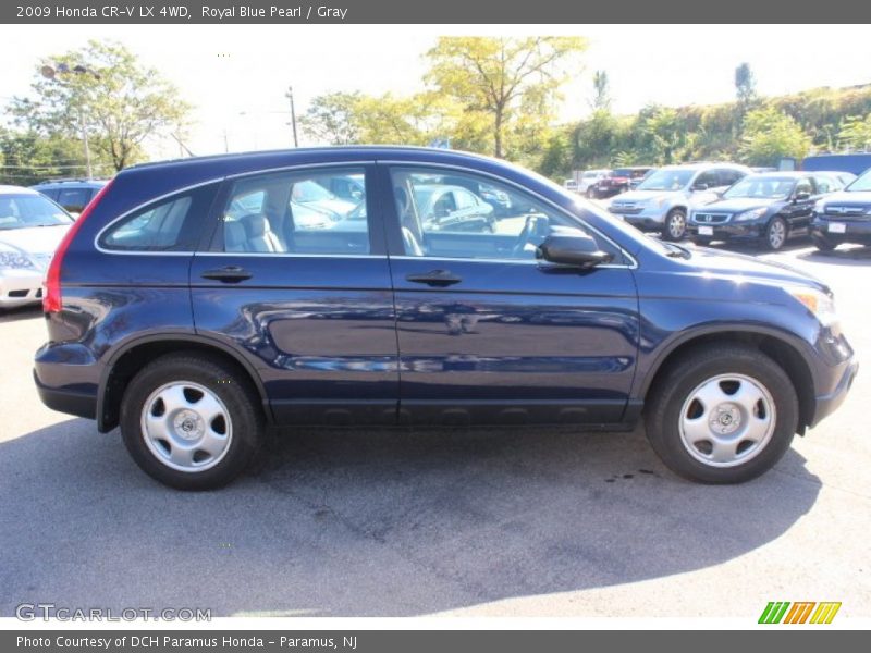 Royal Blue Pearl / Gray 2009 Honda CR-V LX 4WD