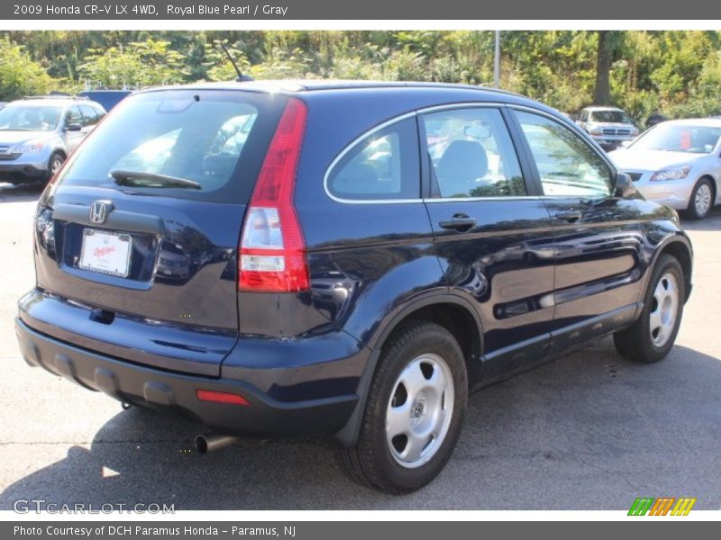 Royal Blue Pearl / Gray 2009 Honda CR-V LX 4WD