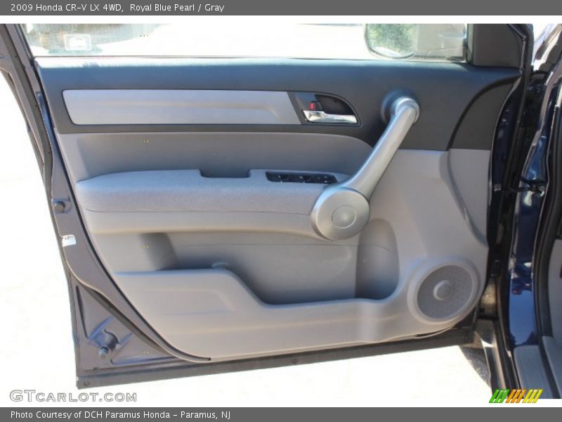 Royal Blue Pearl / Gray 2009 Honda CR-V LX 4WD