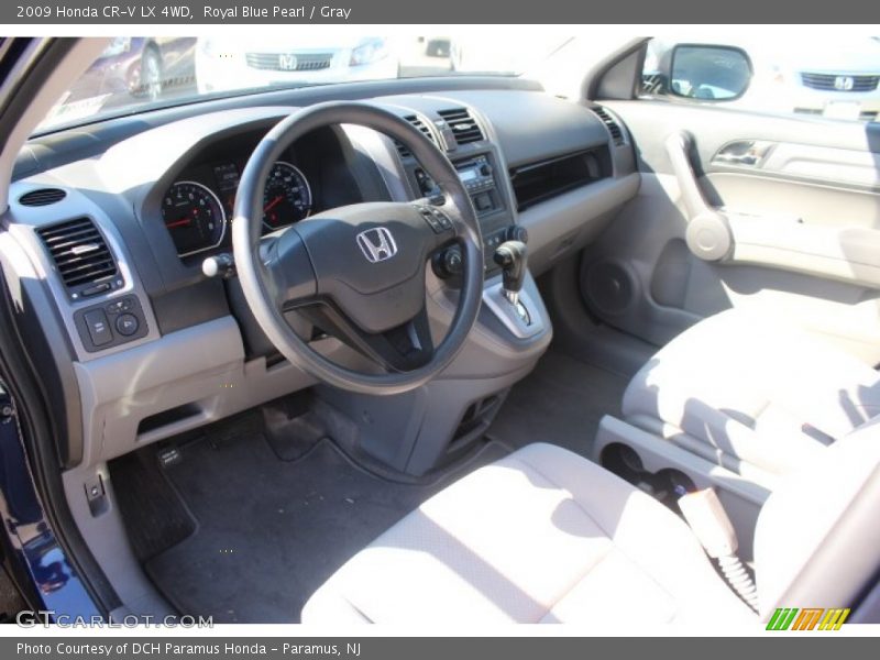 Royal Blue Pearl / Gray 2009 Honda CR-V LX 4WD