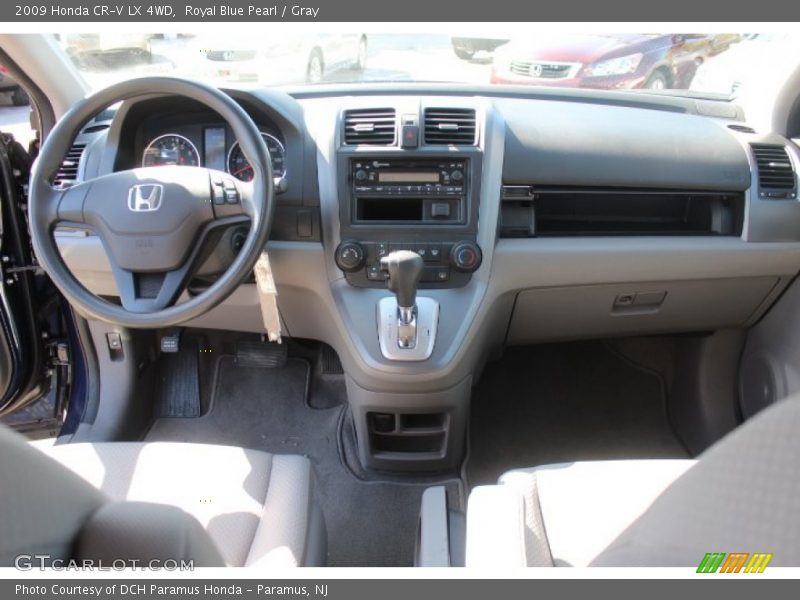 Royal Blue Pearl / Gray 2009 Honda CR-V LX 4WD