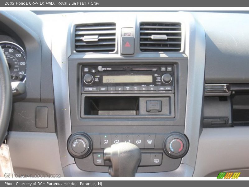 Royal Blue Pearl / Gray 2009 Honda CR-V LX 4WD