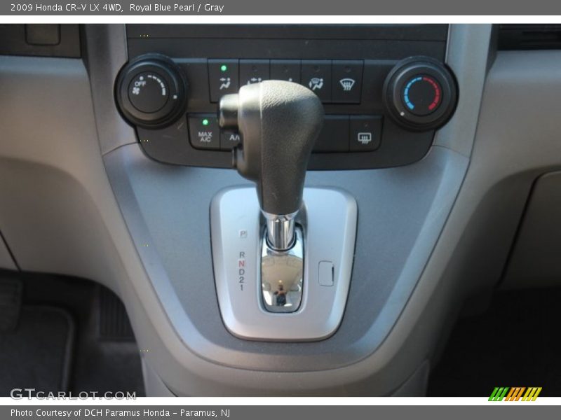 Royal Blue Pearl / Gray 2009 Honda CR-V LX 4WD