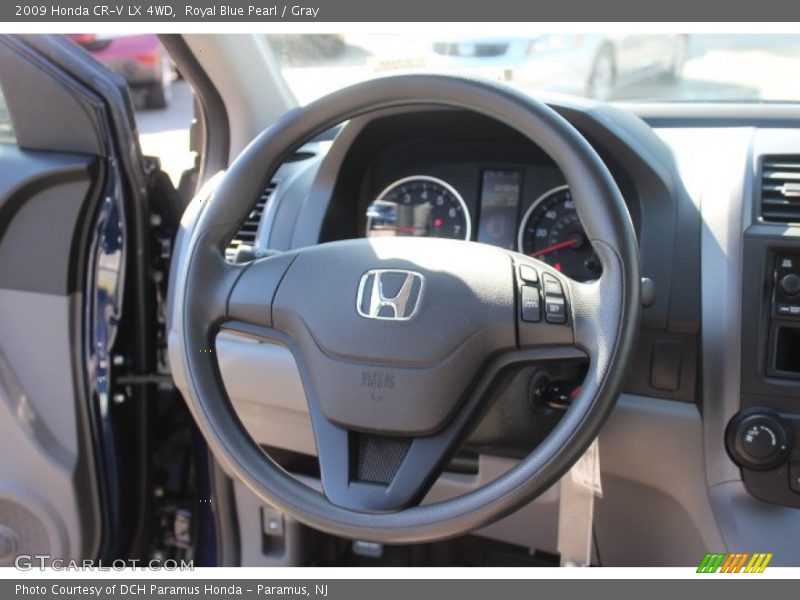 Royal Blue Pearl / Gray 2009 Honda CR-V LX 4WD