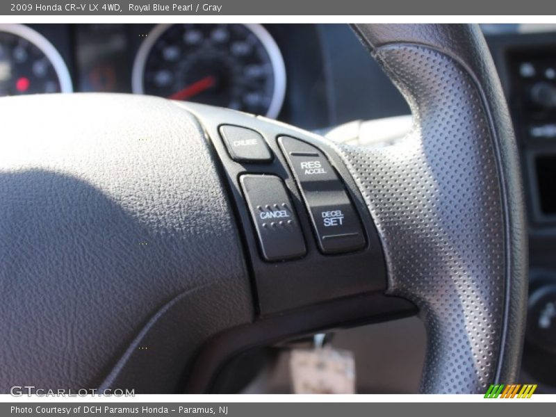 Royal Blue Pearl / Gray 2009 Honda CR-V LX 4WD