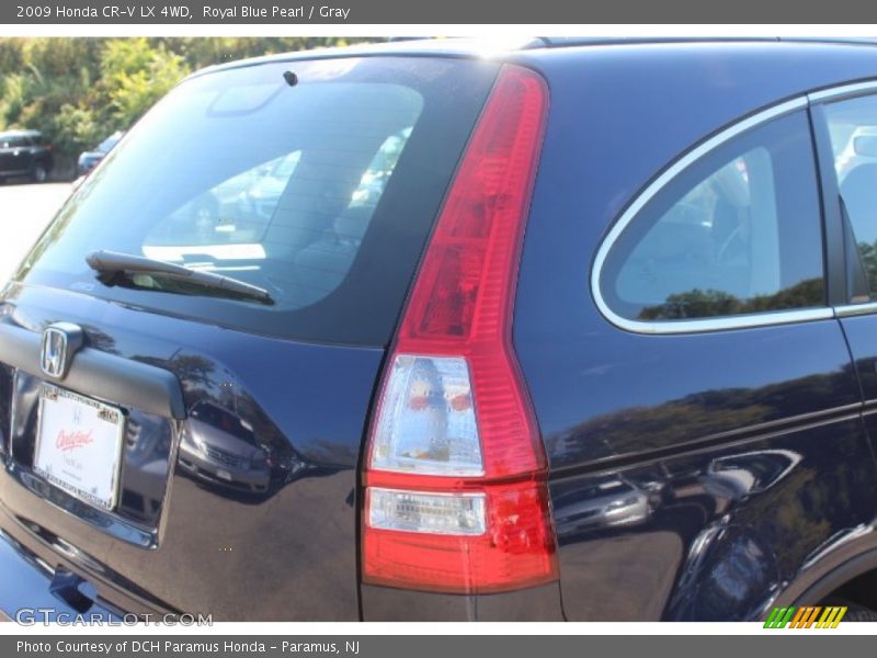Royal Blue Pearl / Gray 2009 Honda CR-V LX 4WD