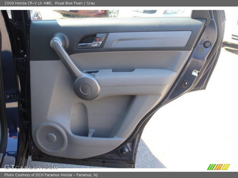 Royal Blue Pearl / Gray 2009 Honda CR-V LX 4WD