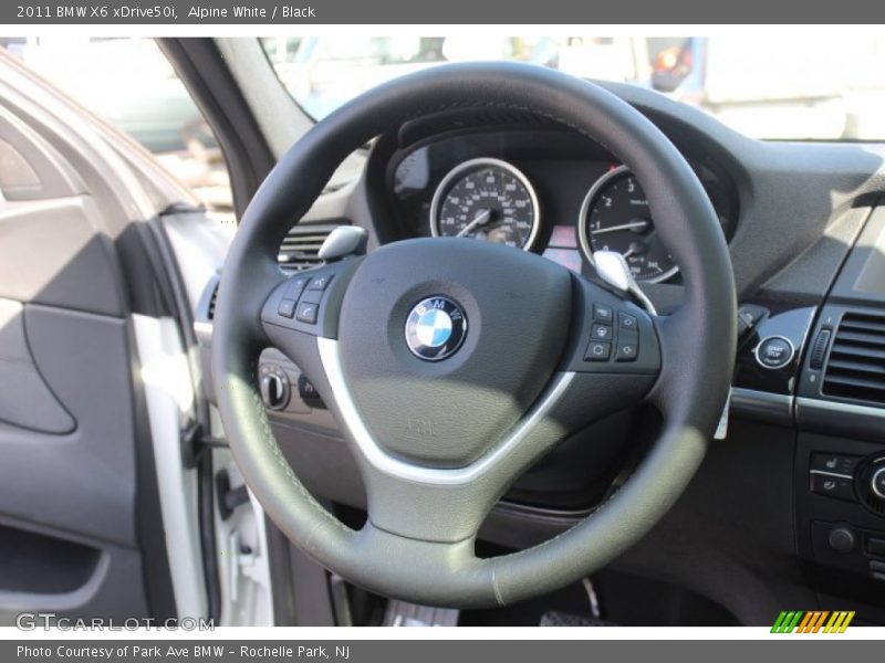 Alpine White / Black 2011 BMW X6 xDrive50i