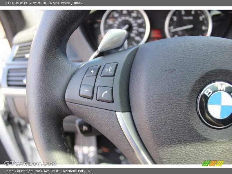 Alpine White / Black 2011 BMW X6 xDrive50i