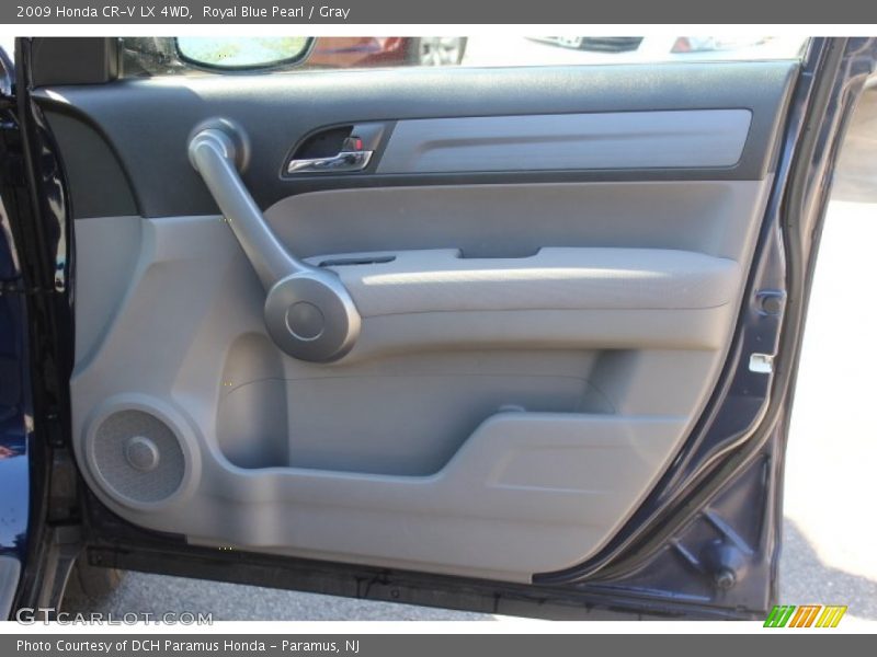 Royal Blue Pearl / Gray 2009 Honda CR-V LX 4WD